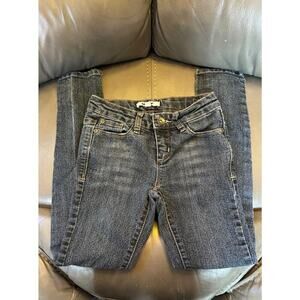 -PANTS GIRLS DKNY Blue Jeans With Rivets Size 8
